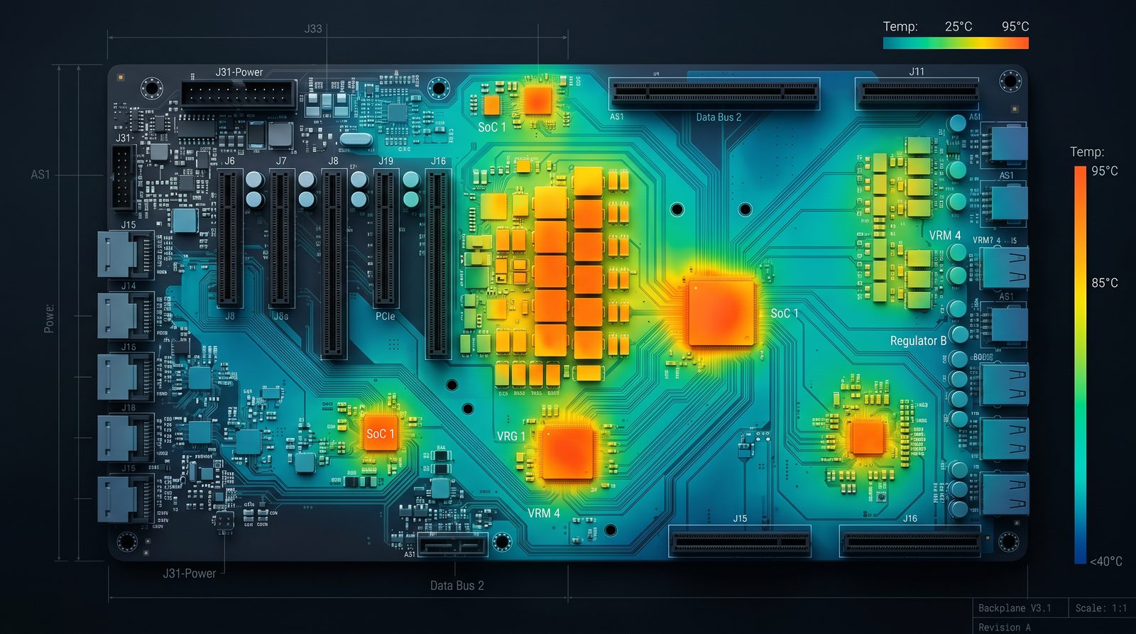 Datafabrix Thermal module visualization