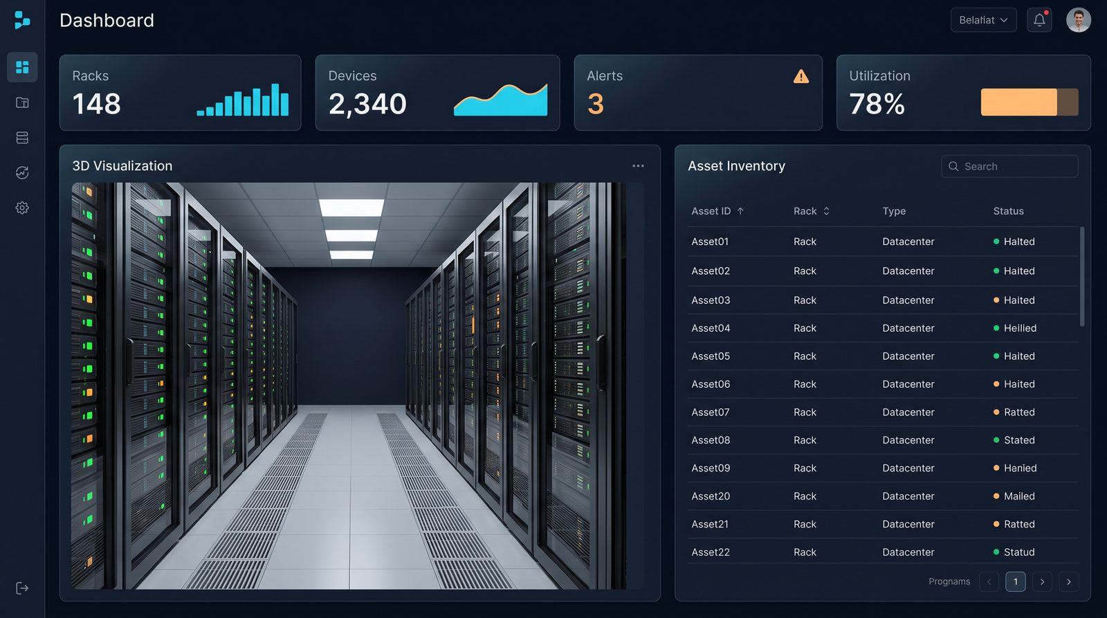 PCIe Fabric topology dashboard
