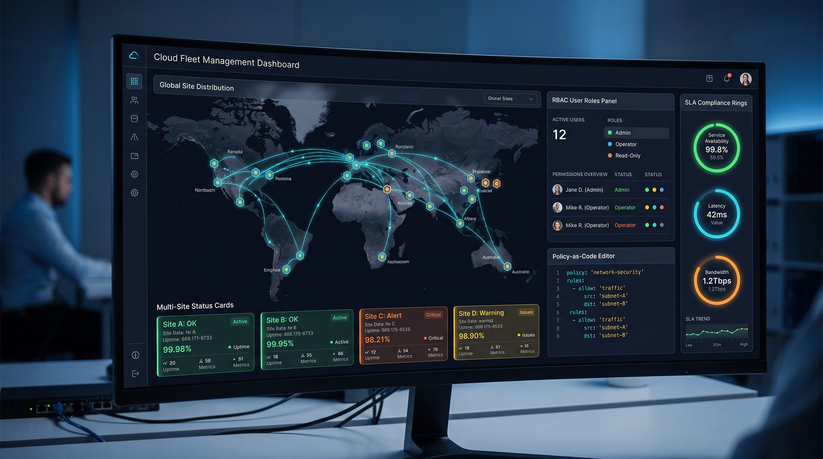 Datafabrix Cloud dashboard
