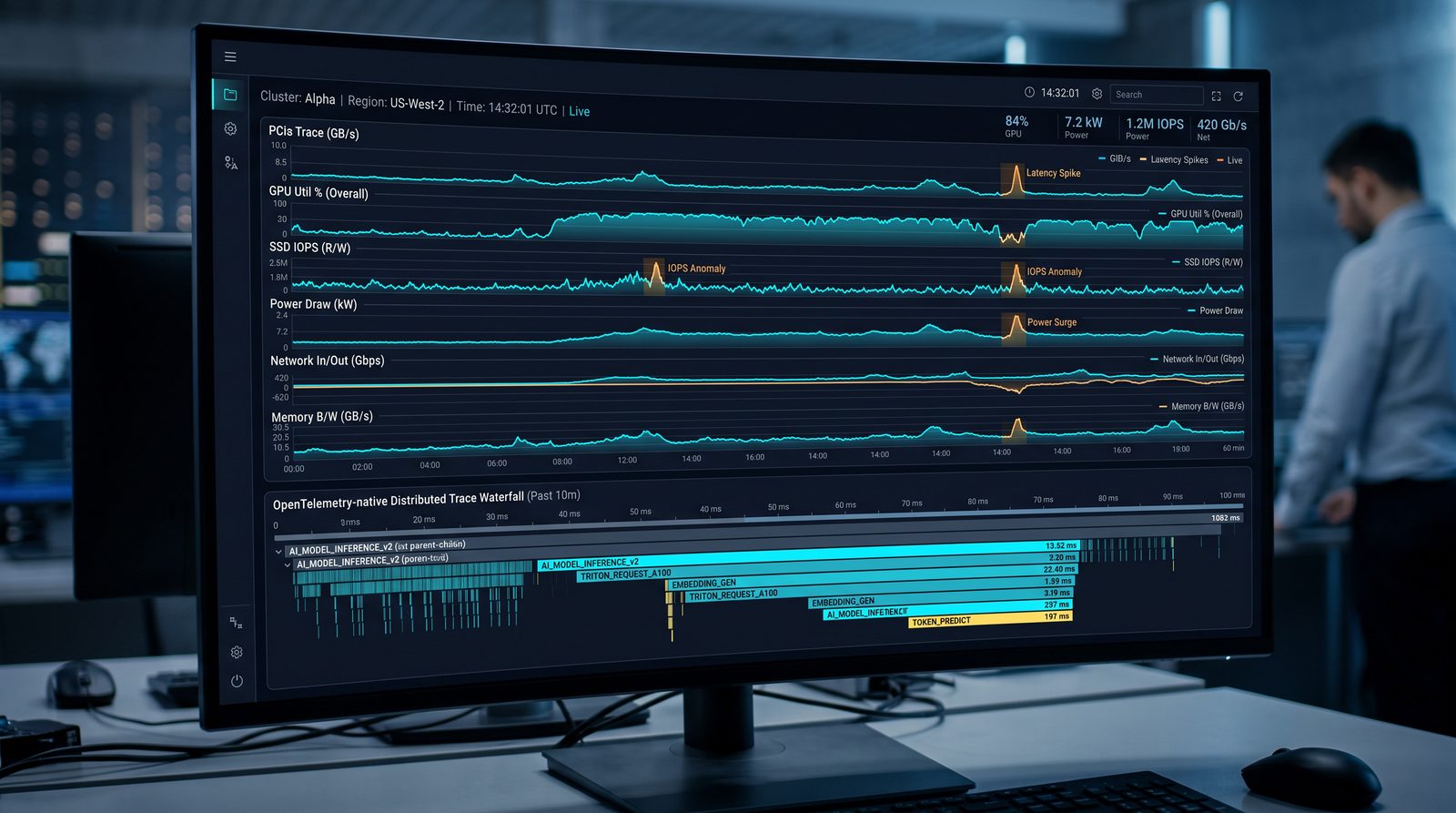 Datafabrix Vision dashboard